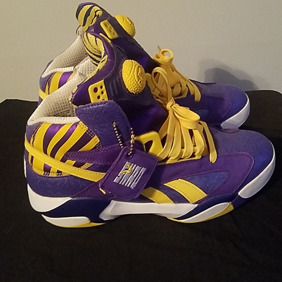 Shaq Attack Reebok Pumps Lakers Edition 